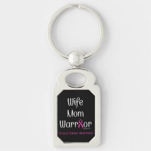 Chaveiro Esposa Mãe Guerreira... Cancer de Mama