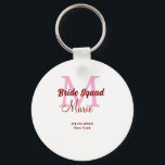 Chaveiro Esquadra da noiva adicionar nome monograma madrinh<br><div class="desc">belo design</div>