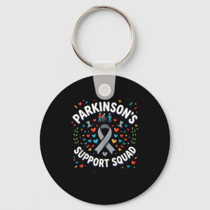Chaveiro Esquadra de apoio à conscientização sobre Parkinso
