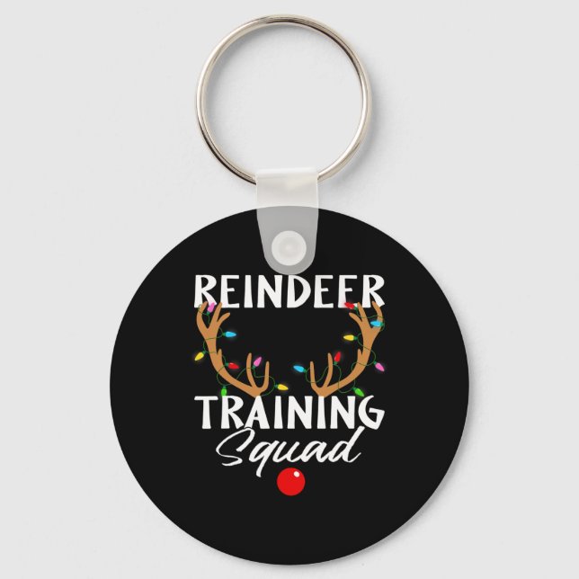 Chaveiro Esquadra de Treinamento de Cantora de Reindeer em  (Frente)