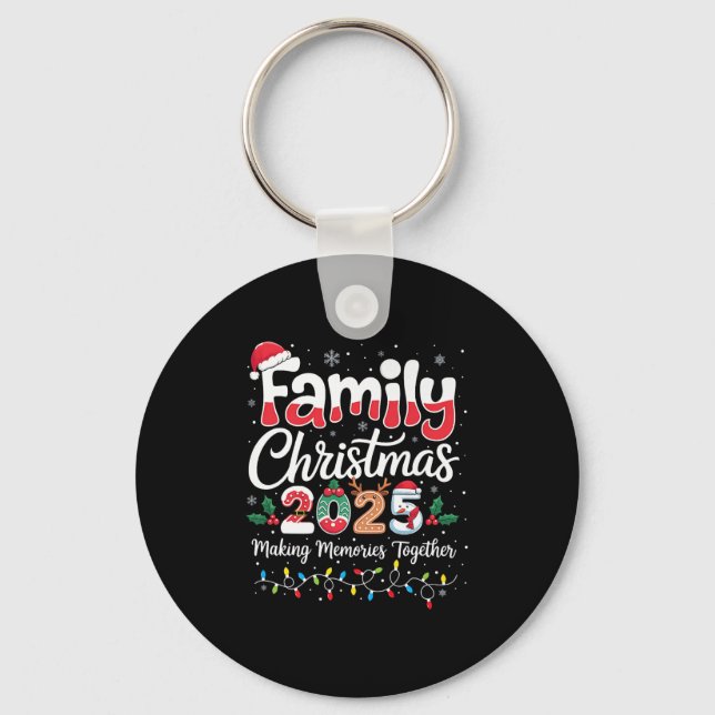 Chaveiro Esquadra S do Natal da Família 2025 (Frente)