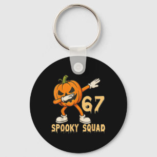 Chaveiro Esquadrão Assustador Abóbora 67 Meme de Halloween