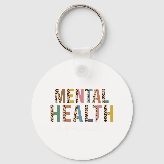 Chaveiro Esquadrão Da Saúde Termina A Saúde Mental Estigma  (Frente)