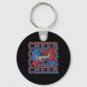Chaveiro Esquadrão de Animação de Arco Azul Vermelho Esport