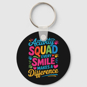 Chaveiro Esquadrão de Atividade Mãos Coloridas Cada Sorriso