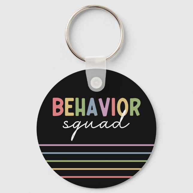 Chaveiro Esquadrão de Comportamento | Terapêutica de compor (Frente)