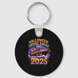 Chaveiro Esquadrão de Cruzeiro de Halloween 2025 Família Co