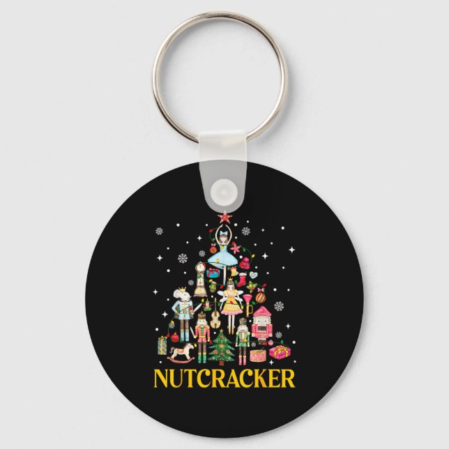 Chaveiro Esquadrão de Dança de Ballet Nutcracker de Natal M (Frente)