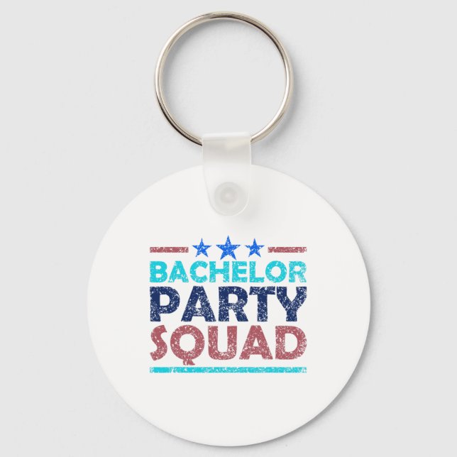 Chaveiro Esquadrão de despedida de solteiro Equipe Noiva No (Frente)