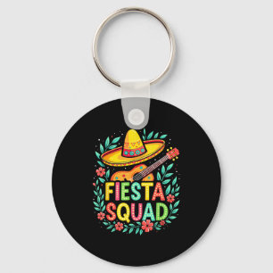 Chaveiro Esquadrão de festa combinando festa mexicana cinco