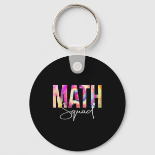 Chaveiro Esquadrão de Matemática Tie Dye Volta às Aulas Mul