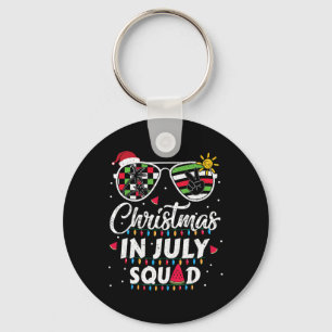 Chaveiro Esquadrão de Natal em Julho Divertido Xmas de Verã