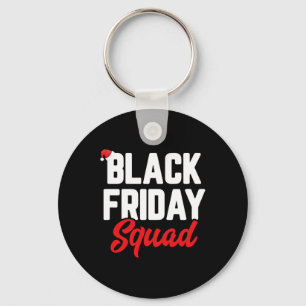 Chaveiro Esquadrão de sexta-feira negro comprando família e