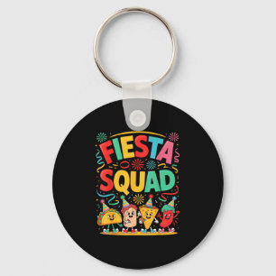 Chaveiro Esquadrão engraçado da festa do taco cinco de maio