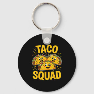 Chaveiro Esquadrão engraçado do taco amante de comida mexic