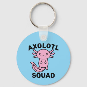 Chaveiro Esquadrão engraçado e fofo de Axolote Festa editáv