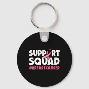 Chaveiro Esquadrões de Suporte do Guerreiro do Cancer da Ma