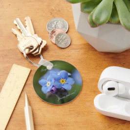 Chaveiro Esqueça-me, não para sempre e para sempre!