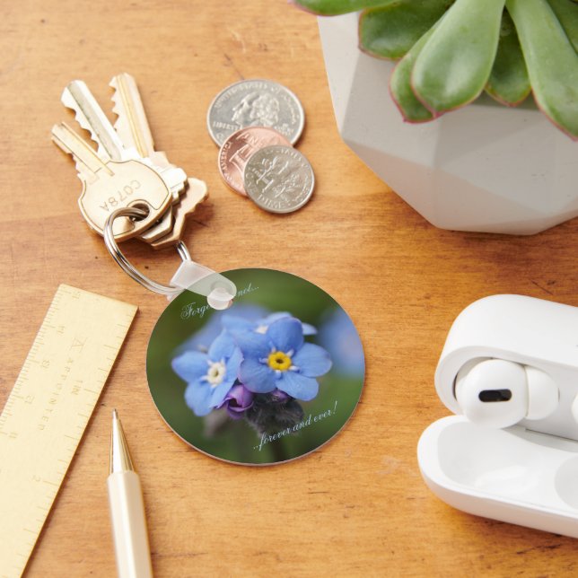 Chaveiro Esqueça-me, não para sempre e para sempre! (Mesa)