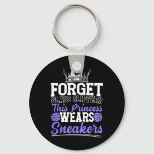 Chaveiro Esquece as panelas de vidro Esta Princesa Veste os