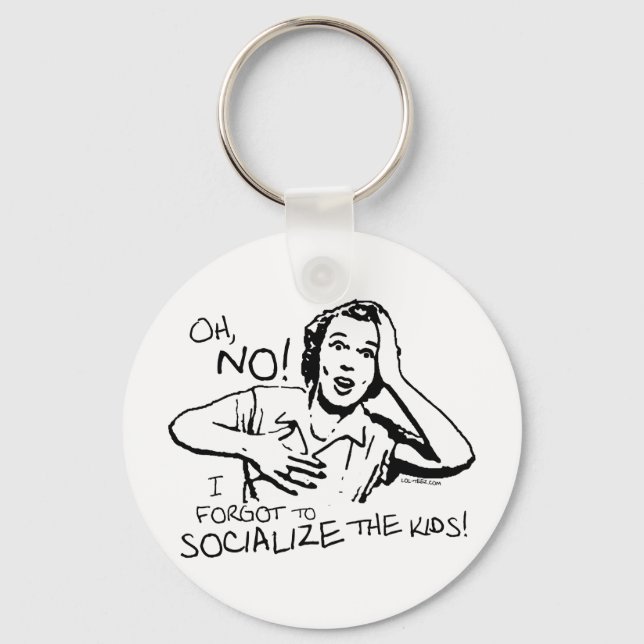 Chaveiro Esqueci a socialização (Frente)