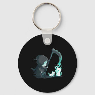 Chaveiro Esqueleto De Cinto Bonito Com Ghost Kawaii Pa