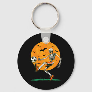 Chaveiro Esqueleto de Futebol Assustador Meninos Halloween
