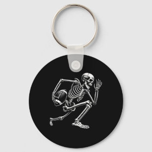 Chaveiro Esqueleto de Futebol Jogando Futebol Halloween Cav