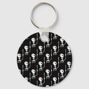 Chaveiro Esqueleto de Halloween com Espada