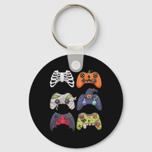 Chaveiro Esqueleto de Halloween Controles de Jogos Zumbis M