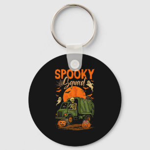 Chaveiro Esqueleto de Spookeen Halloween Dirigindo Lixo Tr