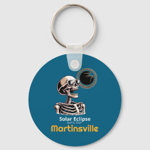 Chaveiro Esqueleto Divertido Eclipse Solar Martinsville Ind