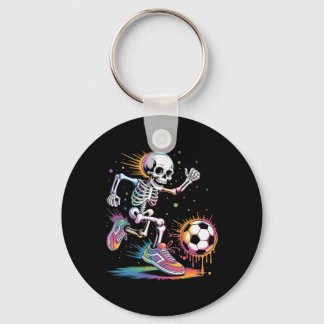Chaveiro Esqueleto Engraçado de Futebol com Gotejamento Got