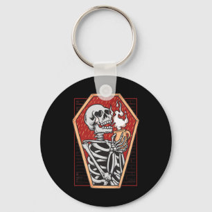 Chaveiro Esqueleto Gótico no Gótico de Coffin Mall Aest Hal