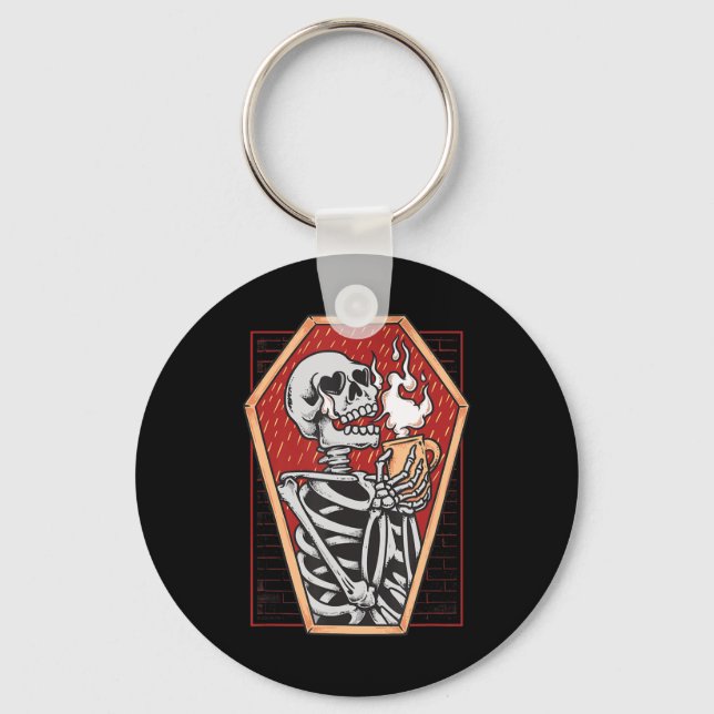 Chaveiro Esqueleto Gótico no Gótico de Coffin Mall Aest Hal (Frente)