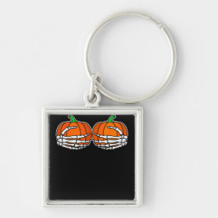 Chaveiro Esqueleto Mão No Peito Das Mulheres De Halloween D