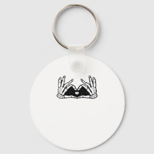 Chaveiro Esqueleto Mãos O Coração