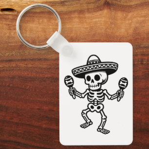 Chaveiro Esqueleto Mexicano Dançando