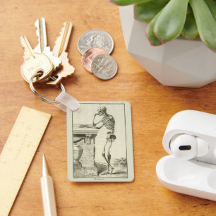 Chaveiro Esqueleto Vintage, Anatomia Humana por Denis Dider