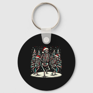 Chaveiro Esqueletos de Natal - Figurino de Dia das Bruxas d