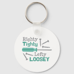 Chaveiro Esquerdista Loosey de Tighty do Righty