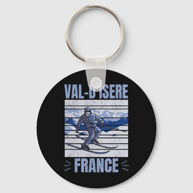 Chaveiro Esqui E Apres Ski - Esportes De Inverno Val-d'iser (Frente)