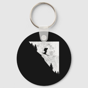 Chaveiro Esqui Esqui Downhill Freeski Esportes de Inverno E
