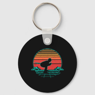 Chaveiro Esqui Esquiando Esportes De Inverno Presente Retro