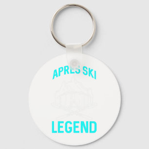 Chaveiro Esqui Lover Funny Skier Apres Legenda De Esqui Win