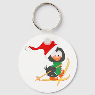 Chaveiro Esqui Pinguim Natal