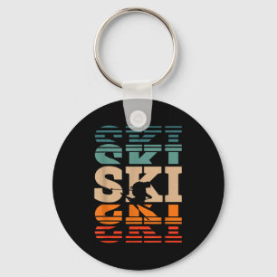 Chaveiro Esqui retro ski
