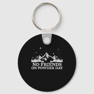 Chaveiro Esqui Snowboard - Sem Amigos No Dia De Neve Fofa G