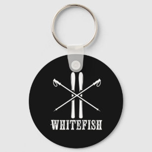 Chaveiro Esquiador de montanha Whitefish Esqui Esqui nórdic