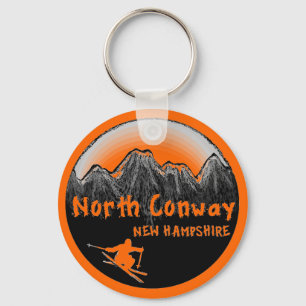 Chaveiro Esquiador de North Conway New Hampshire